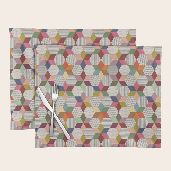 Colorblock Star Placemat Gallery Image 1