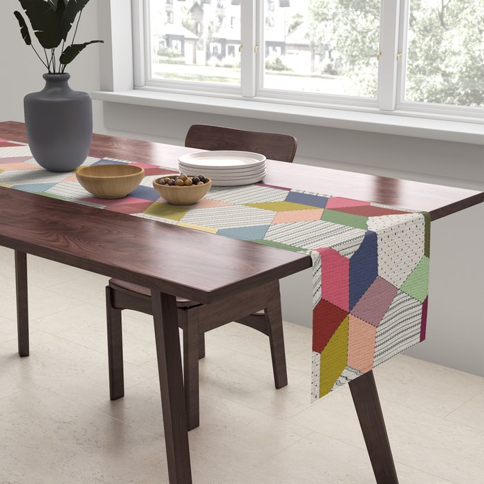 Colorblock Star Table Runner Gallery Image 2