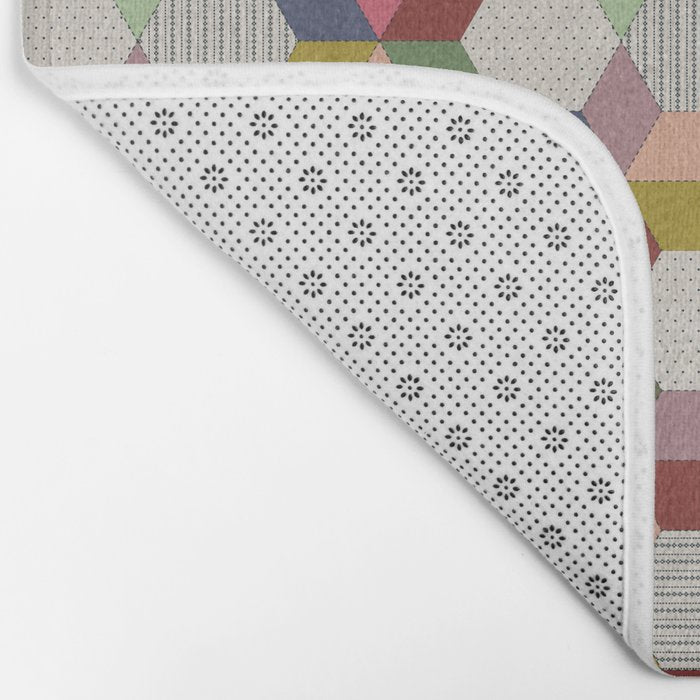 Colorblock Star Bath Mat Gallery Image 2