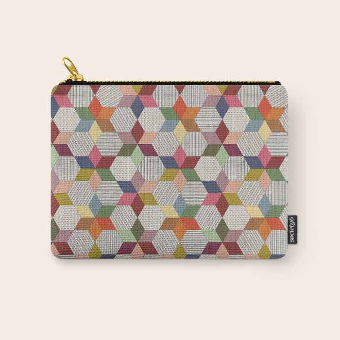 Colorblock Star Carry All Pouch Gallery Image 1