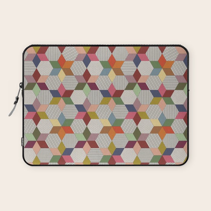 Colorblock Star Laptop Sleeve Gallery Image 1