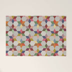 Colorblock Star Welcome Mat Gallery Image 1