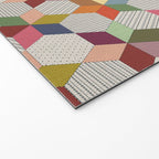 Colorblock Star Welcome Mat Gallery Image 2