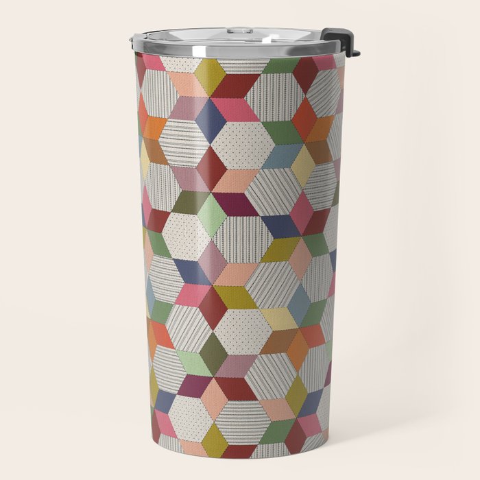 Colorblock Star Travel Mug Gallery Image 2