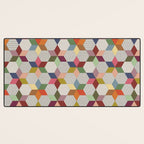 Colorblock Star Desk Mat Gallery Image 3