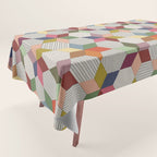 Colorblock Star Tablecloth Gallery Image 1