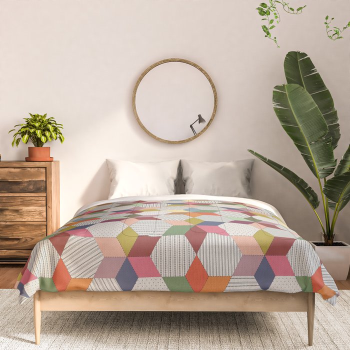 Colorblock Star Comforter Gallery Image 3