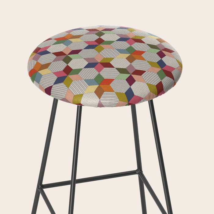 Colorblock Star Stool Gallery Image 2