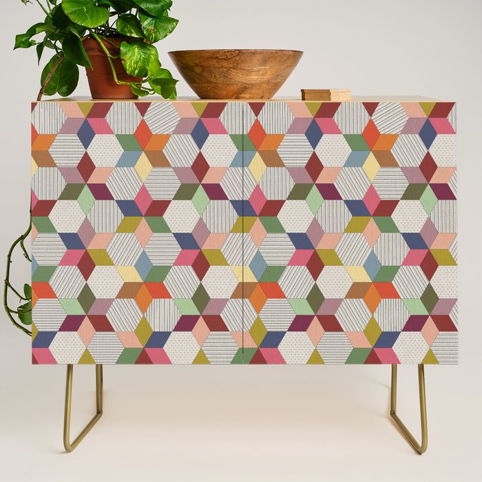 Colorblock Star Credenza Gallery Image 1