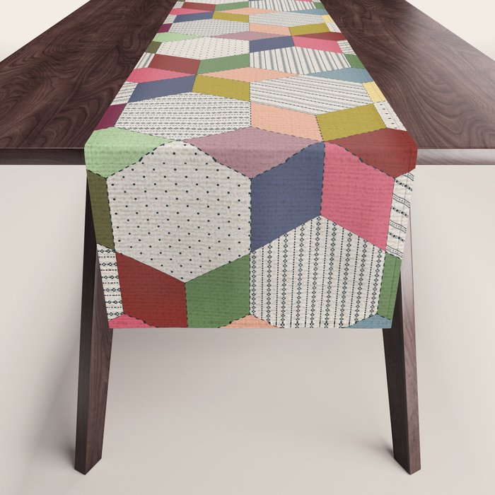 Colorblock Star Table Runner Gallery Image 1