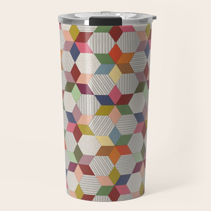 Colorblock Star Travel Mug Gallery Image 1