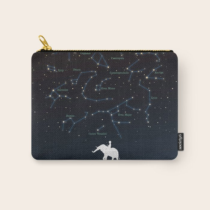 Falling star constellation Carry All Pouch Gallery Image 1