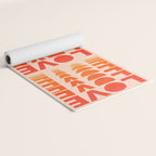 Abstraction_LOVE_SUNSET_Minimalism_001 Yoga Mat Gallery Image 2