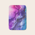 Abstract Vibrant Rainbow Ombre Bath Mat Gallery Image 1