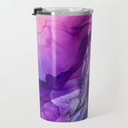 Abstract Vibrant Rainbow Ombre Travel Mug Gallery Image 3