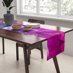 Abstract Vibrant Rainbow Ombre Table Runner Gallery Image 2