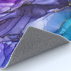 Abstract Vibrant Rainbow Ombre Rug Gallery Image 4