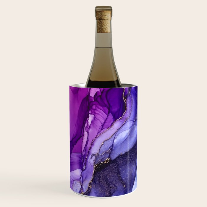 Abstract Vibrant Rainbow Ombre Wine Chiller Gallery Image 1