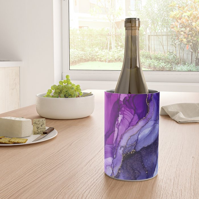 Abstract Vibrant Rainbow Ombre Wine Chiller Gallery Image 4