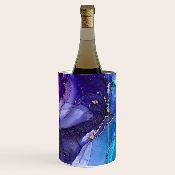 Abstract Vibrant Rainbow Ombre Wine Chiller Gallery Image 3