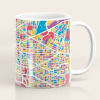 Washington DC Street Map Coffee Mug Gallery Image 1