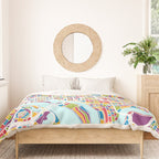 Washington DC Street Map Duvet Cover Gallery Image 3