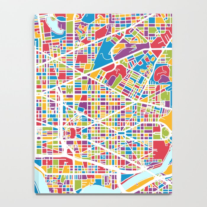 Washington DC Street Map Notebook Gallery Image 4