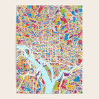 Washington DC Street Map Poster Gallery Image 4