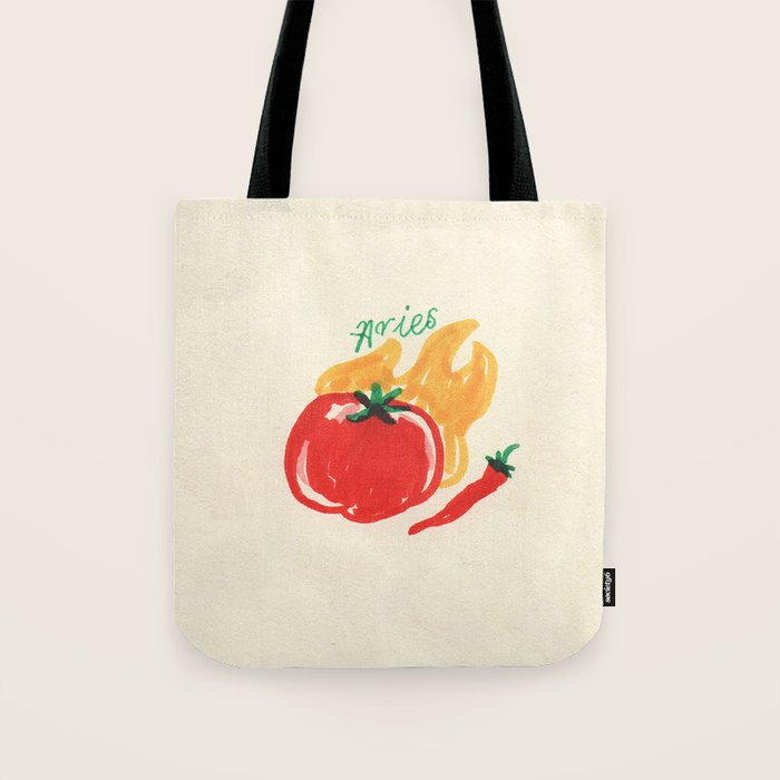 aries tomato Tote Bag Gallery Image 1
