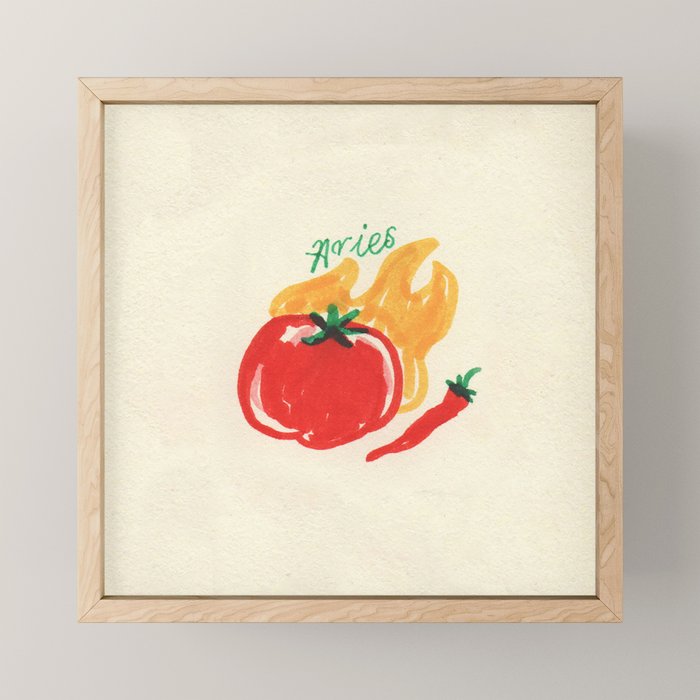 aries tomato Mini Art Print Gallery Image 1
