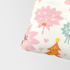 Whimsical Pattern Houses, Trees, and Animals in a Charming Design for Kids Pillow Sham Gallery Image 4