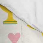 Whimsical Pattern Houses, Trees, and Animals in a Charming Design for Kids Comforter Gallery Image 4
