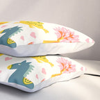 Whimsical Pattern Houses, Trees, and Animals in a Charming Design for Kids Pillow Sham Gallery Image 3