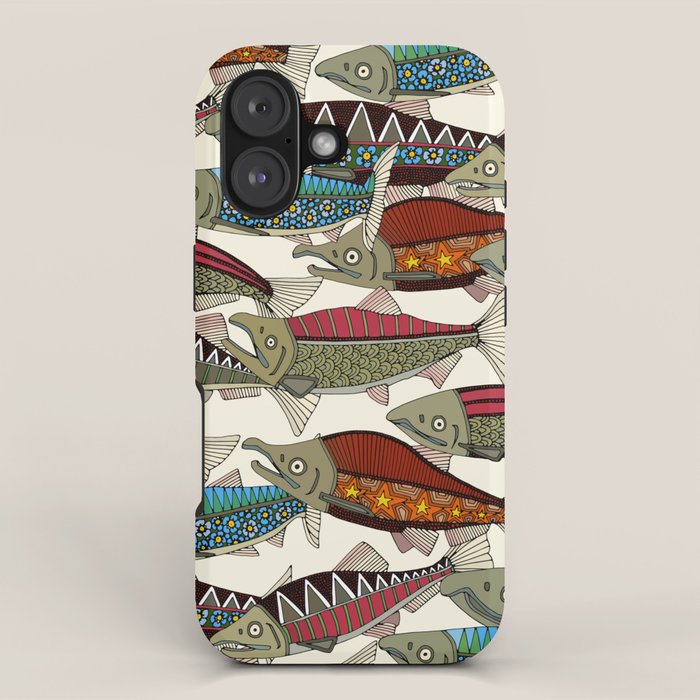 Alaskan salmon pearl iPhone Case Gallery Image 1