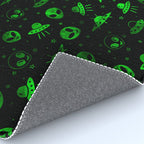Aliens and UFOs Pattern Rug Gallery Image 4