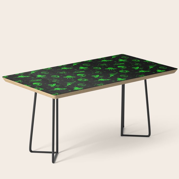 Aliens and UFOs Pattern Coffee Table Gallery Image 1