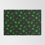 Aliens and UFOs Pattern Rug Gallery Image 2