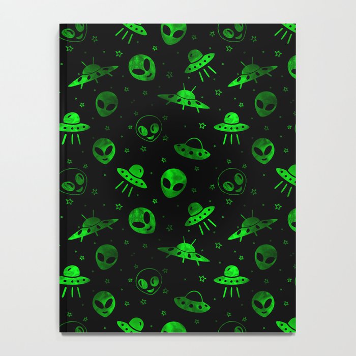 Aliens and UFOs Pattern Notebook Gallery Image 4