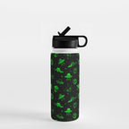 Aliens and UFOs Pattern Water Bottle Gallery Image 1