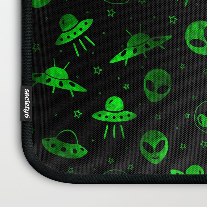 Aliens and UFOs Pattern Laptop Sleeve Gallery Image 3