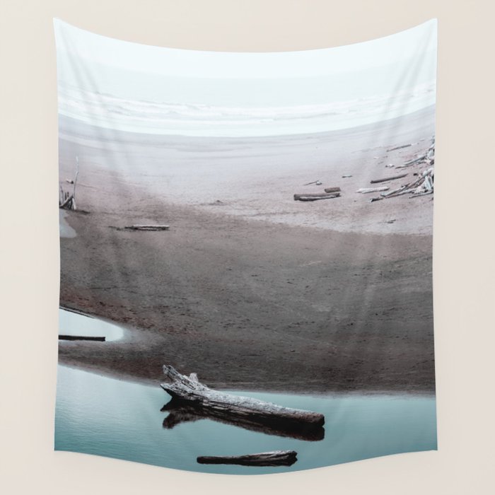 The Lost Summer - Ocean Beach Landscape Wall Tapestry Gallery Image 4