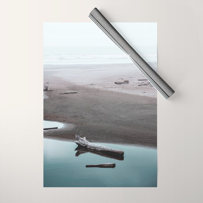 The Lost Summer - Ocean Beach Landscape Wrapping Paper Gallery Image 1