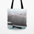 The Lost Summer - Ocean Beach Landscape Tote Bag Gallery Image 1