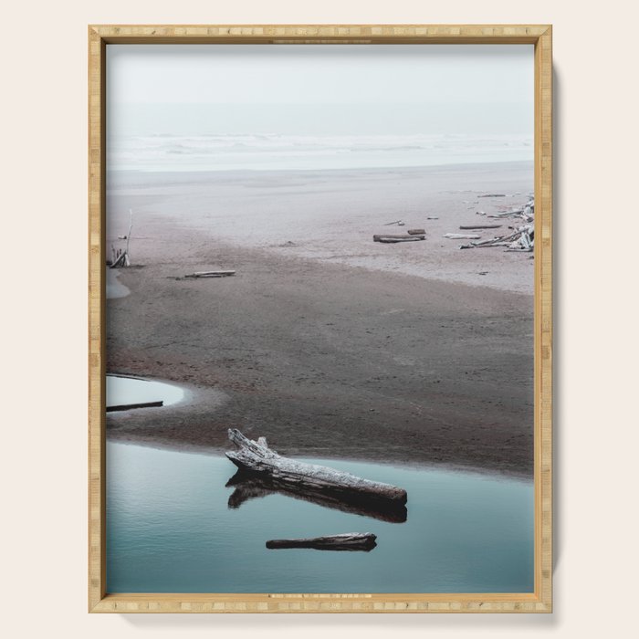 The Lost Summer - Ocean Beach Landscape Serving Tray Gallery Image 1