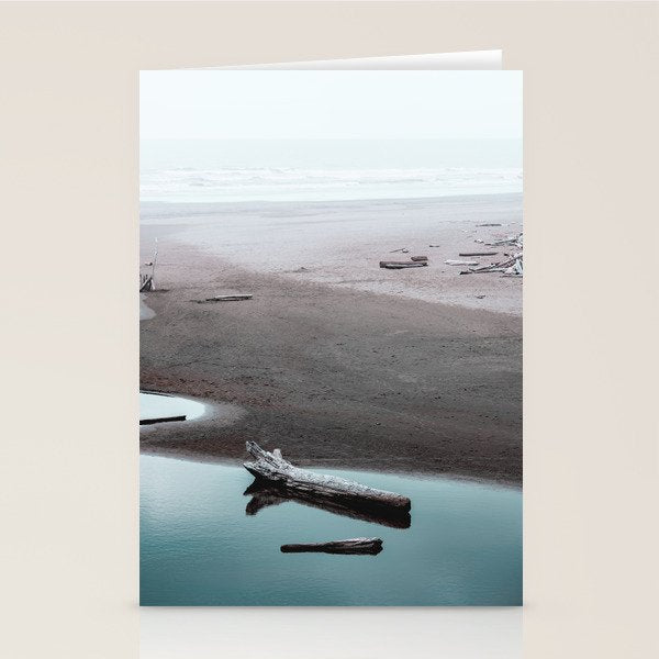 The Lost Summer - Ocean Beach Landscape Stationery Card Gallery Image 2