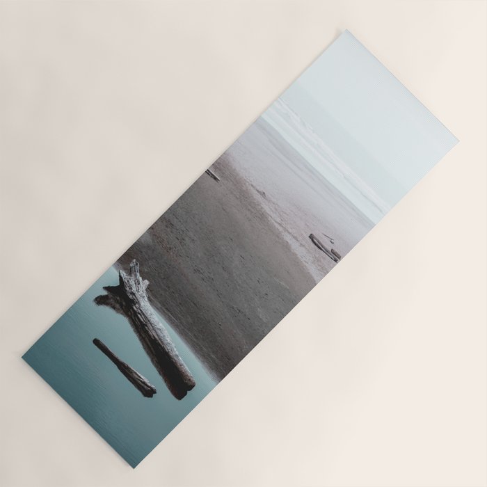 The Lost Summer - Ocean Beach Landscape Yoga Mat Gallery Image 1