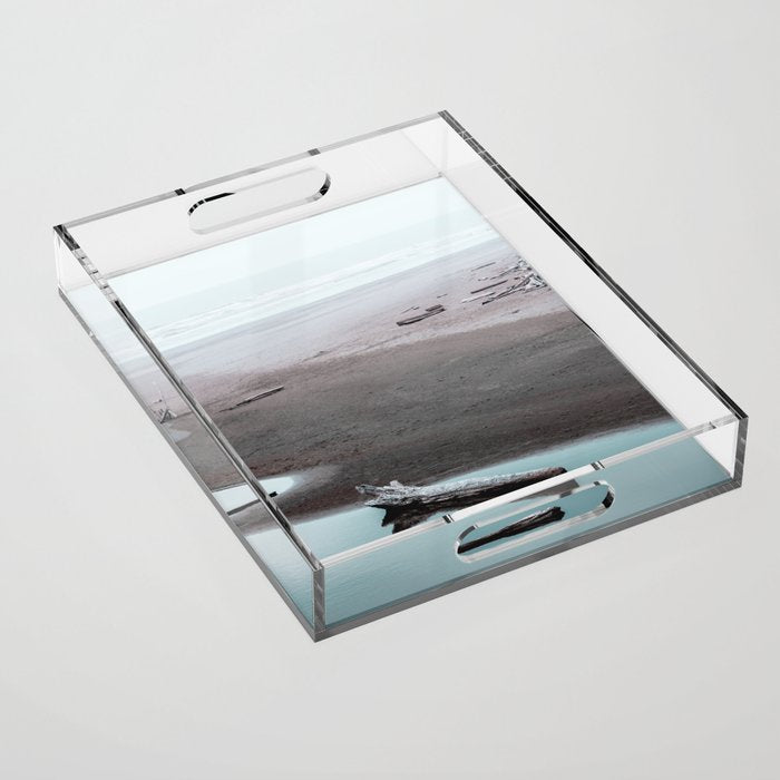 The Lost Summer - Ocean Beach Landscape Acrylic Tray Gallery Image 1