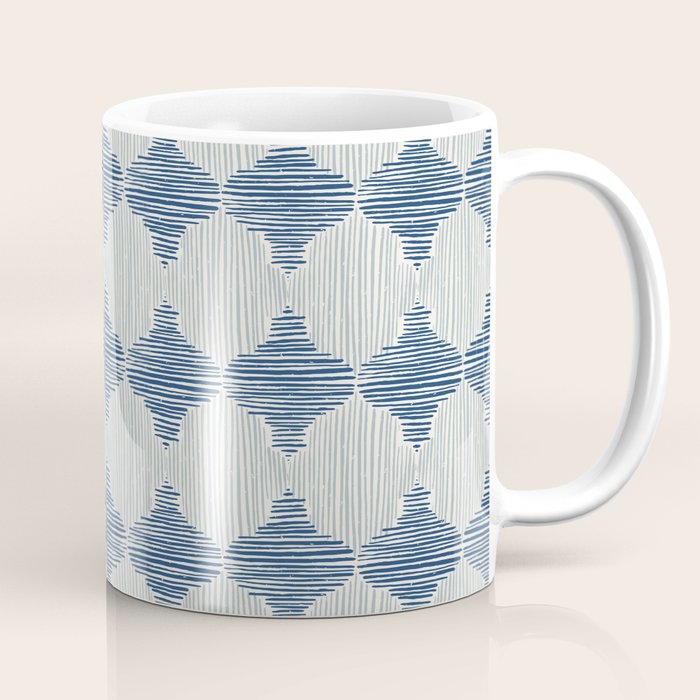 Striped Moroccan Textile Coffee Mug Gallery Image 1