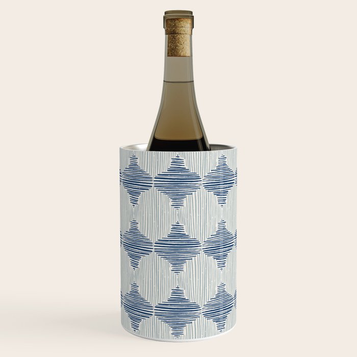 Striped Moroccan Textile Wine Chiller Gallery Image 1
