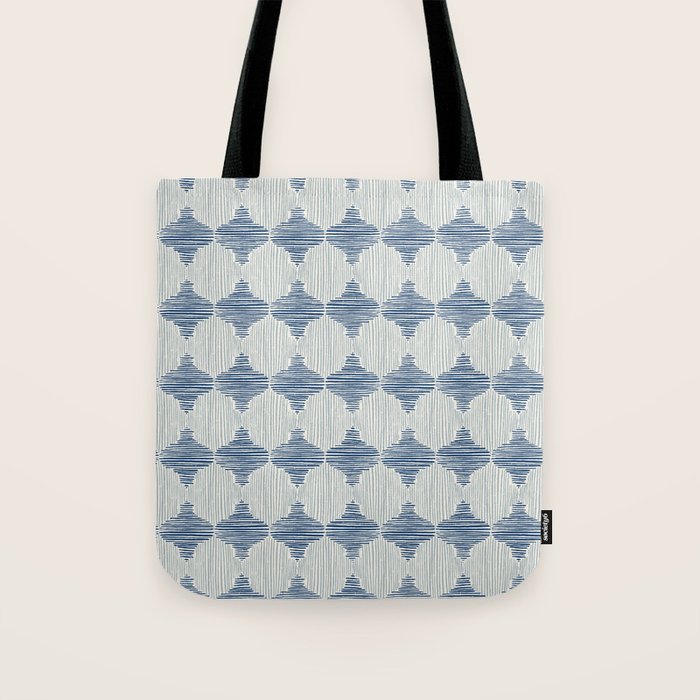 Striped Moroccan Textile Tote Bag Gallery Image 1